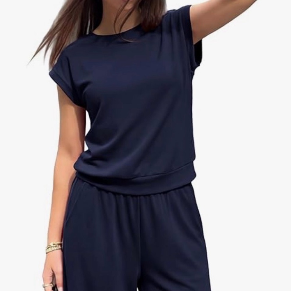 Navy Blue Women's 2piece - Picture 5 of 5